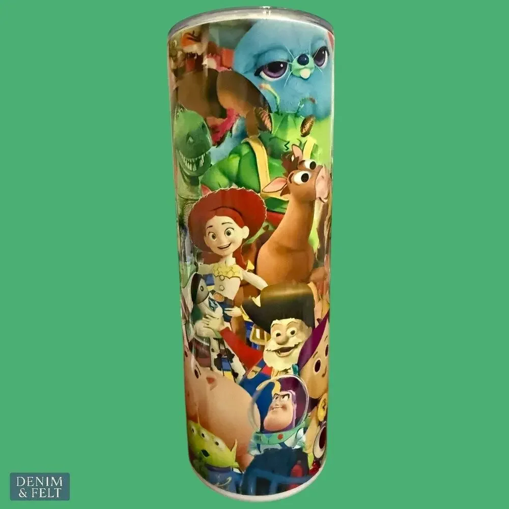 Toy Story Characters Pixar 20oz Tumbler Stainless Steel Insulated‎ Cup NEW